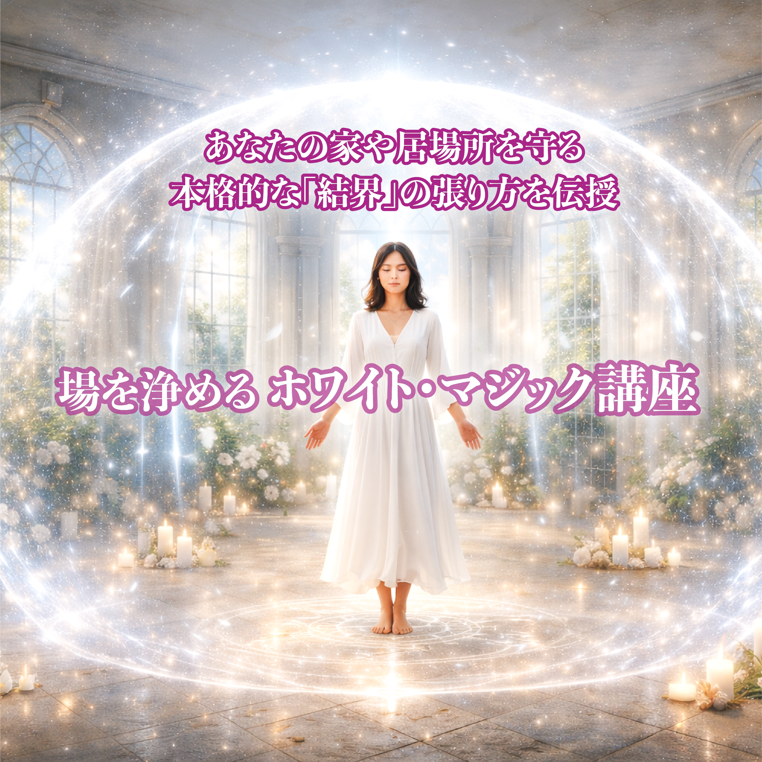 場を浄めるホワイト・マジック講座