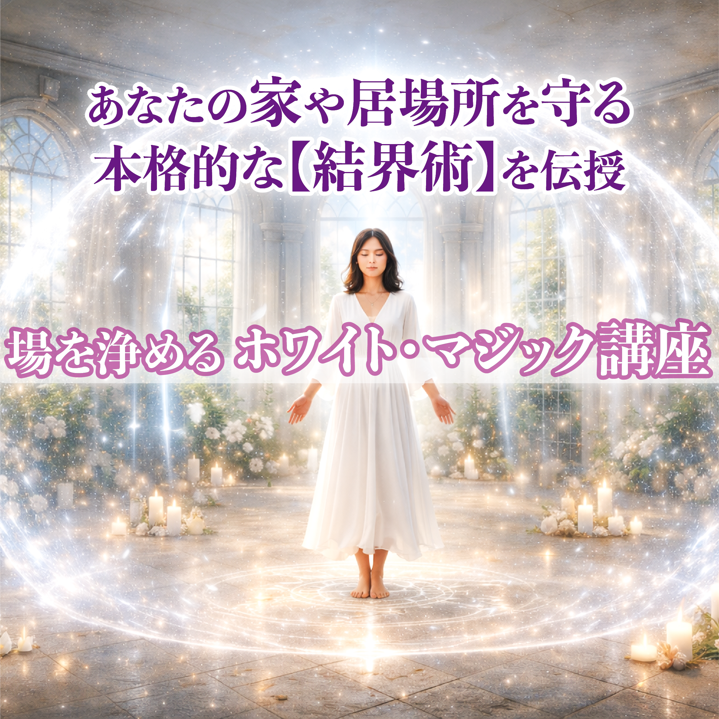 場を浄めるホワイト・マジック講座
